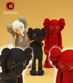 Kaws Toys 3D model