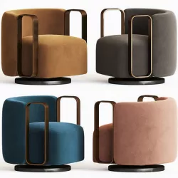 Kelly Bracelet Armchair Fendi Casa 3D model