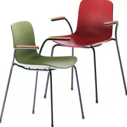 Langue Stack Armrest Chair by NORR11 3D model