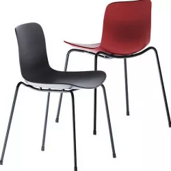 Langue Stack Dining Chair by NORR11 3D model