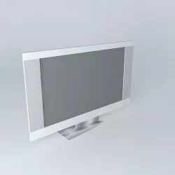 LCD TV 3D model