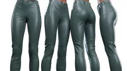 Leather Leggings 3D model