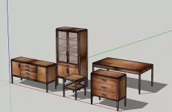 Living room furniture 3D model