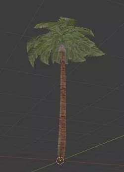 Low Poly Palm Tree Low-poly 3D model