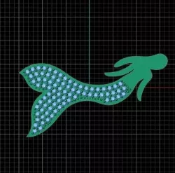 Mermaid 3D model