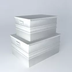 Metal boxes 3D model