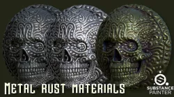 Metal rust materials Texture