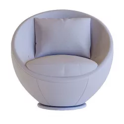 MILO BAUGHMAN SWIVEL CHAIR 3D model