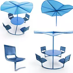 Mingle Picnic Table 3D model