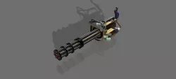 Minigun 3D model