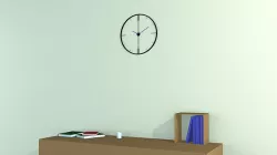 Minimalist Wall Clock  3D model