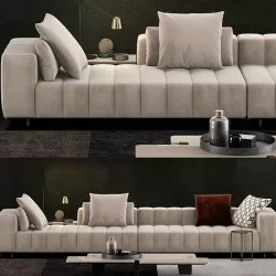 Minotti Freeman Tailor Sofa 1 3D model