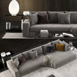 Minotti Hamilton Sofa 2 3D model