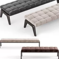 Minotti Kirk Bench 3D model