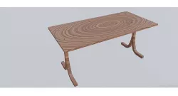 Modern Breakfast Table 3D model