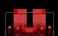 Modern minimalist podium display  3D model