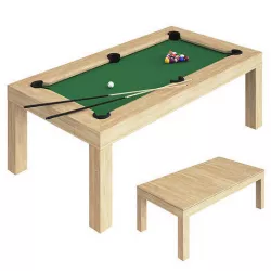 Modern pool table 3D model
