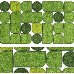 Moss wall panel 3D model