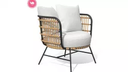 Onya Lily White Lounge Chair  Low-poly 3D model
