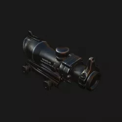  optical sight ACOG Low-poly 3D model