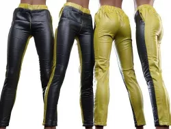 Padded Leather Leggings 3D model