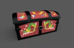 Painted Chest 3D model