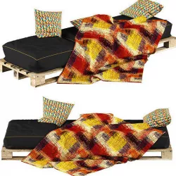 Pallet Sofa  Autumn 3D model