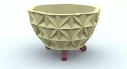 Parametric Ceramic Bowl 3D model