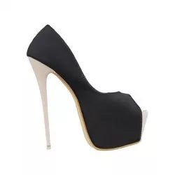 Peep Toe Stiletto Heels 3D model