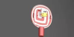 Pen cap 3D model