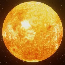 Photorealistic Sun -Transparent Background 3D model