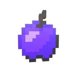 Pixel Apple v1 004 Low-poly 3D model