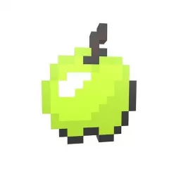 Pixel Apple v1 013 Low-poly 3D model