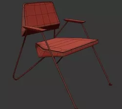 Polygon Armchair  3D model