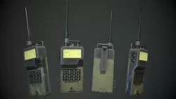 Prop Radio Transmitter Low-poly 3D model