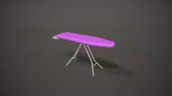 Purple Ironing Board Low-poly 3D model