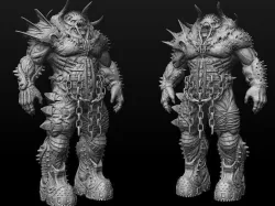 Red Demon Sculpt Xuchilbara 3D model
