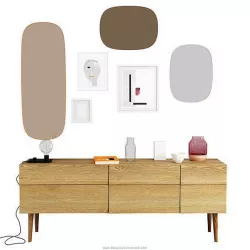 Reflect Sideboard Framed Mirror by Muuto 3D model
