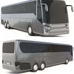 Regular bus 3D model