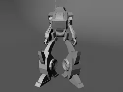 ROBOT Low-poly 3D model