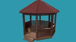 Roof Octagon 3D model
