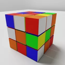 Ruby Cube 3D model