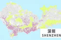 Shenzhen City Building White Models Terraces Terrain 3D model