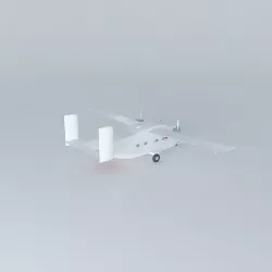 SHORT Skyvan void FULL INTERIOR 3D model