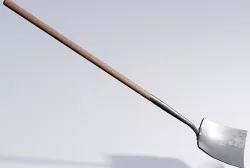Shovel low poly game ready gardening Low-poly 3D model