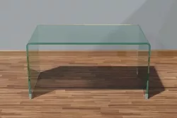 Simple Elegant Glass Table 3D model