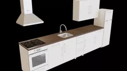 Small Kitchen Kit 3D model