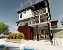 Small Modern House Design 3D model