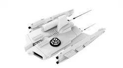 Space Ship                                            Low-poly 3D model