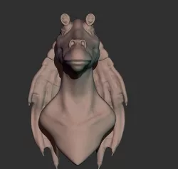 Star Wars - Jar Jar Binks 3D model